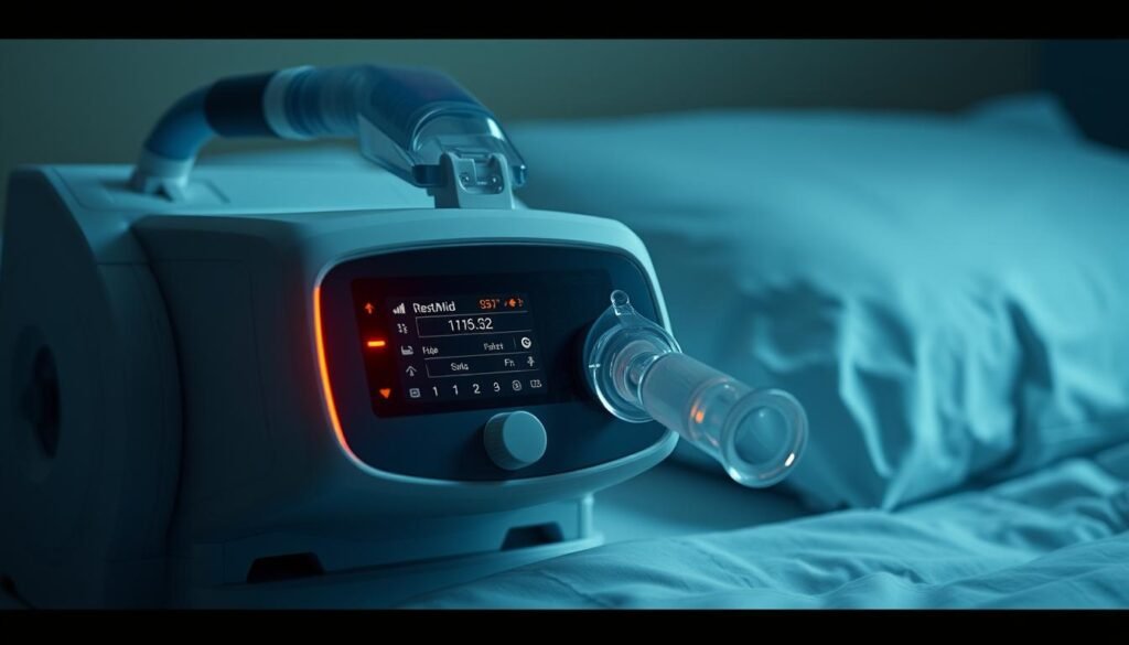 生成有關ResMed睡眠呼吸機電源警報的圖片