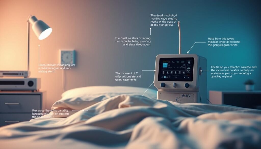 生成有關睡眠呼吸機警報系統的圖片