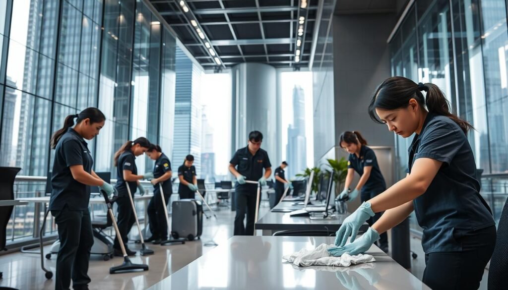 清潔公司, 清潔服務, 寫字樓清潔