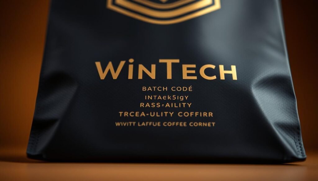 packaging of coffee beans